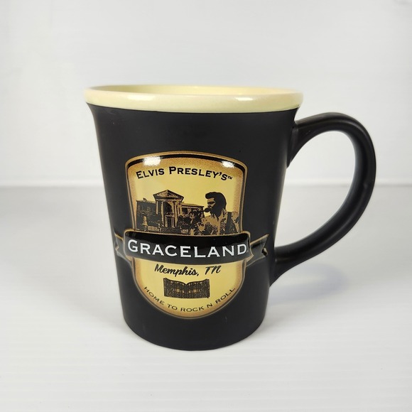 Elvis Presley Graceland Memphis TN Home to Rock N Roll Black by Americaware 2017 - Picture 3 of 8